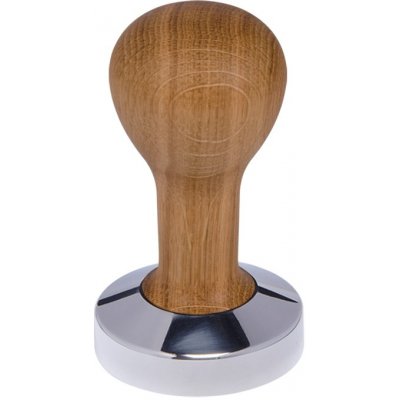 Buna Café Tamper dub olej, nerez lesk, plochý 57 mm – Sleviste.cz