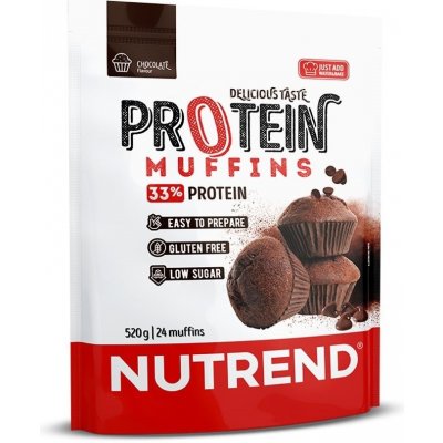 Nutrend Protein Muffins čokoláda 520 g – Zboží Dáma