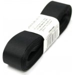 Stuha Dobruška Stuha taftová 25mm bal. 10m - více barev stuha: 900 černá – Zboží Dáma