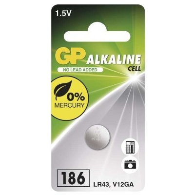 Alkalická knoflíková baterie GP 186F (LR43) – Zbozi.Blesk.cz