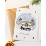 Be Nice EKO Přání vánoční Pohádkové Vánoce - Zámek – Sleviste.cz