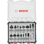 BOSCH 2607017472 / Smíšená sada tvarových fréz s vřetenem 8 mm / 15 ks (2607017472) – Zboží Dáma