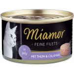 Miamor Feine Filets tuňák kalamáry jelly 24 x 100 g – Hledejceny.cz
