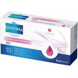 Gyntima Deo vaginální čípky 10 ks