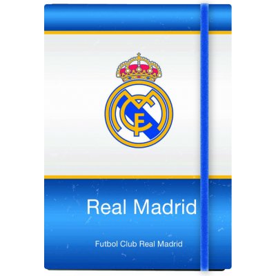 Eurocom Záznamní kniha Real Madrid A6 linkovaná 6 x 96 listů