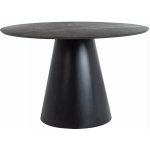 Signal Kulatý jídelní stůl Angel 120 cm černý mramor – Hledejceny.cz
