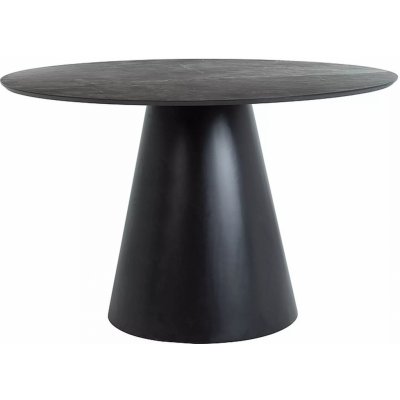 Signal Kulatý jídelní stůl Angel 120 cm černý mramor – Hledejceny.cz