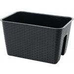 Prosperplast RATOLLA Truhlík 39,6x27,2x22,5 cm antracit – Hledejceny.cz