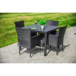Nábytek Texim Set Viking M + 4x černé křeslo BALI antracit – Hledejceny.cz