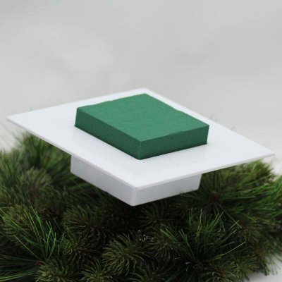 Miska s hmotou Ikebana squere - bílá - AP1177 – Hledejceny.cz