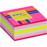Hopax Stick'n Neon Cube Notes 51 × 51 mm, růžový – Zboží Živě
