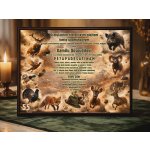 Cedulky sport hobby Dárek pro myslivce_muže_55_HL 30x23 – Hledejceny.cz