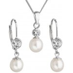 Evolution Group Pavona Dámská perličková sada s krystaly Pavona 29006.1 bílá – Zboží Dáma