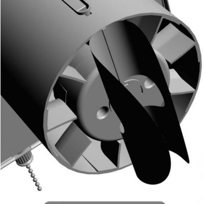 HACO Klapka zpětná plastová k ventilátoru AV, 150 mm 0943