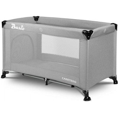 Caretero Cestovní postýlka Basic 2016 Grey – Sleviste.cz