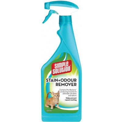 Simple Solution Stain & Odor Remover Odstraňovač skvrn a pachu pro kočky, 750ml – Zboží Mobilmania