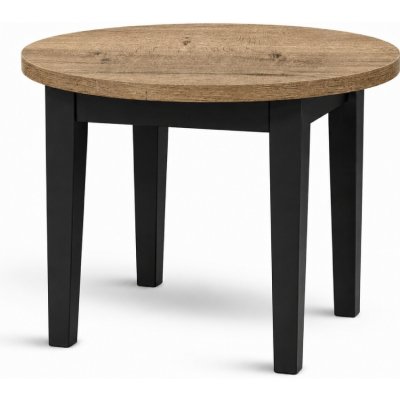 Stima Kulatý stůl FIT II. 95 + 35 cm dub halifax tabákový černá – Hledejceny.cz