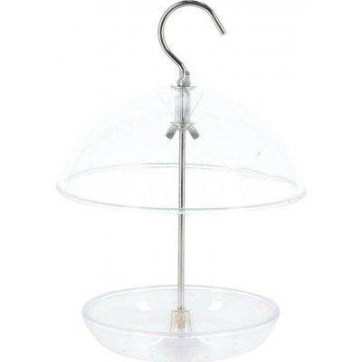 Esschert Design Závěsné krmítko pro ptáky Round 21,5 x 15,5 cm plast transparentní – Hledejceny.cz