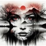 Norimpex diamantové malování Žena u jezera 30 x 40cm – Sleviste.cz