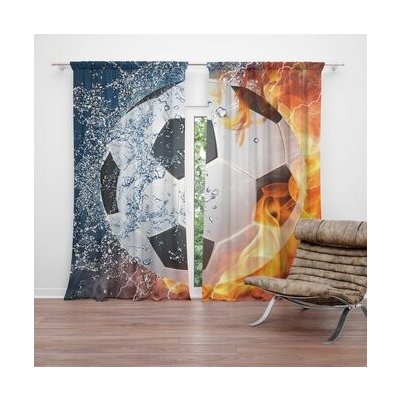 Sablio Závěs Fotbalový míč: 2ks 140x250cm – Hledejceny.cz