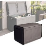 ArtPlast Box 96 x 53 x 57 cm 230 l tmavě šedá / černá – Hledejceny.cz