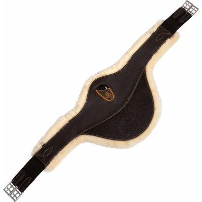 Acavallo Podbřišník okopávací s beránkem tmavě hnědý – Sleviste.cz