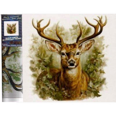 Norimpex Diamantové malování Jelen 30 x 40 cm – Sleviste.cz