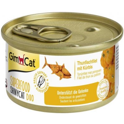 GimCat ShinyCat filet tuňák s dýní 70 g