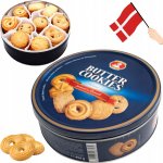 Pâtisserie Mathéo Máslové sušenky s kousky čokolády v plechové dóze 454 g – Zboží Dáma