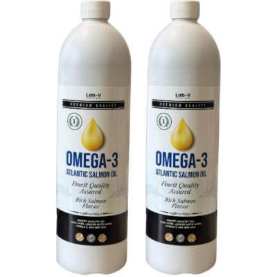 LAB-V Omega-3 Lososový olej pro psy a kočky 2 x 1000 ml – Hledejceny.cz
