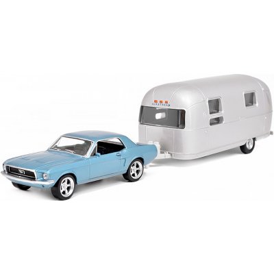 Norev Ford Mustang Coupe 1968 s přivěsem Airstream 1:43 – Hledejceny.cz