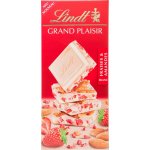 Lindt Grand Plaisir Fraises & amandes (s kousky jahod a mandlí) 150 g – Sleviste.cz