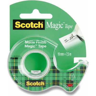 3M Scotch Magic Invisible s odvíječem 19 mm x 7,5 m – Zboží Dáma