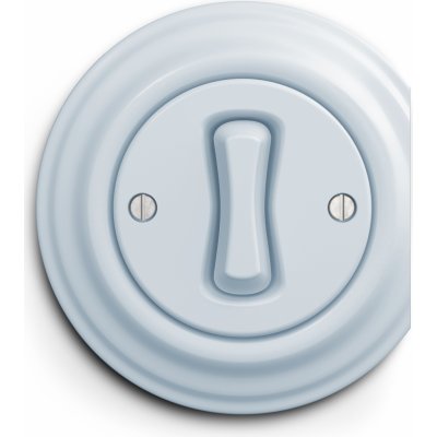 Kliklap jednoduchý kulatý Jednopólový č. 1 Středový Blankytně modrá M/V1/1/STR – Sleviste.cz