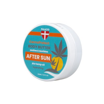 Palacio CannaProtect Tělové máslo po opalování after sun s konopím 200 ml – Zboží Dáma