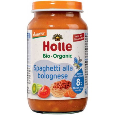 HOLLE Bio Boloňské špagety masozeleninový příkrm 6 x 220 g