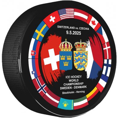 FansArena Puk Ice Hockey World Championship Sweden | Denmark MS 2025 Dueling 09.05.2025 Switzerland vs. Czechia – Zboží Dáma