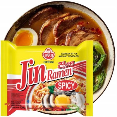 Ottogi polévka Jin Ramen Hot 120 g – Zboží Dáma