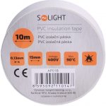 Solight Izolační páska 15 mm x 0,13 mm x 10 m bílá – HobbyKompas.cz