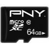 Paměťová karta PNY MicroSDXC Class 10 64 GB P-SDU64G10PPL-GE