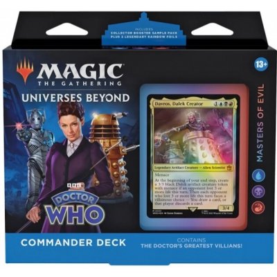 Wizards of the Coast Magic The Gathering Doctor Who Commander Deck Masters of Evil