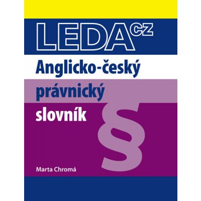 Anglicko-český právnický slovník – Zboží Živě