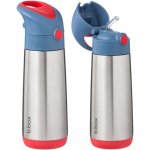b.box Termoska na pití s brčkem 500 ml Blue Blaze – Zboží Dáma