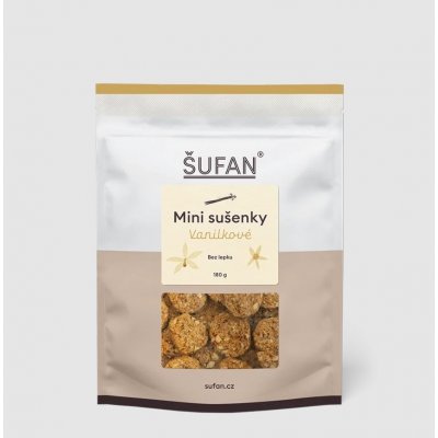 Šufan Mini sušenky Vanilkové 180 g – Zboží Dáma