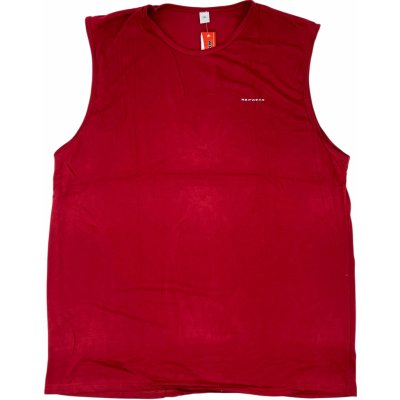 Wandeng Pánské nadměrné tílko Green Červená – Zboží Dáma