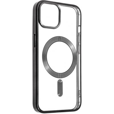 SWISSTEN Clear Jelly MagStick Metal Apple iPhone 14 - čiré / černé