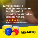 Rehabiq Masážní míček ježek červený 8 cm – Zboží Dáma