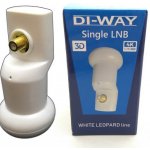 DI-WAY White Leopard line LNB SINGLE 0,1 dB – Zboží Živě