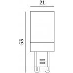 Kobi LED žárovka G9/3W/230V 4000K 100° KB0329 – Zboží Živě