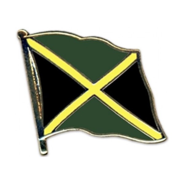 Nášivka Odznak (pins) 20mm vlajka Jamajka - barevný